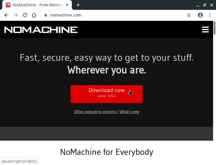 nomachine server setup