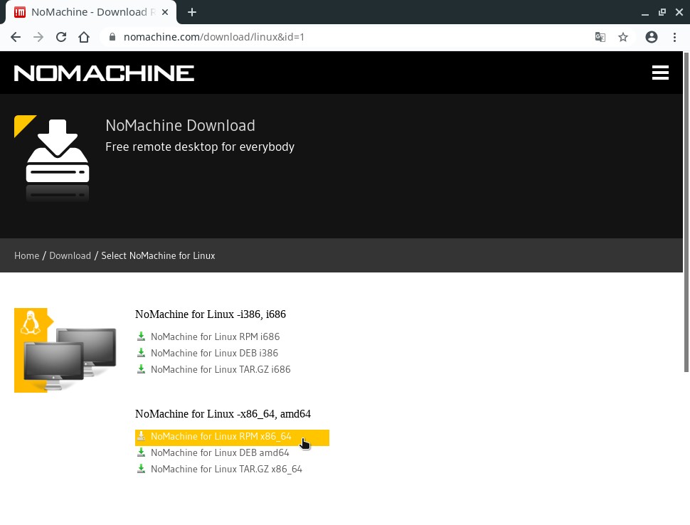 nomachine nx 3.5 windows client download